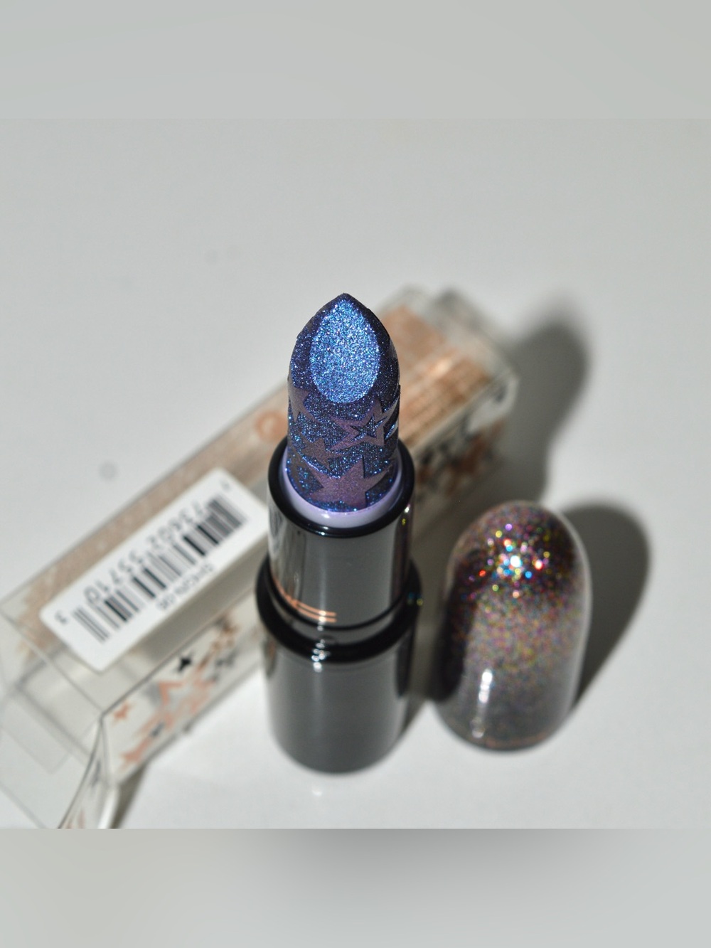 MAC Cosmetics Kiss Of Stars Lipstick *ASTERISK* Blue Purple Limited Edition BNIB - Picture 8 of 10